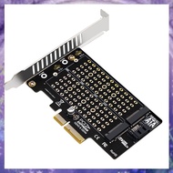 (GPBS) M.2 NVMe NGFF SSD to PCIE SATA Adapter PCIE to M2/M.2 Adapter SATA M.2 SSD PCIE Adapter M Key