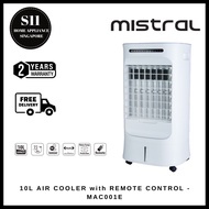 MISTRAL MAC001E: 10L AIR COOLER with REMOTE CONTROL - 2 YEARS WARRANTY