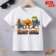 CHILDREN'S T-SHIRT BRAINROT ANOMALI TUNG TUNG SAHUR CHILDREN'S CLOTHES ANOMALI BRAINROT