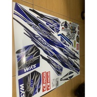 Tem xe elegant 50 lửa trắng xanh đen không bay màu