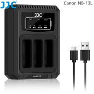 JJC Dual Battery USB Charger for Canon NB-13L Battery of Camera Canon SX740 HS SX730 HS SX720 HS SX6
