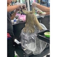 Hair dye canvas, plastic hair dye cape 1 pack of 200