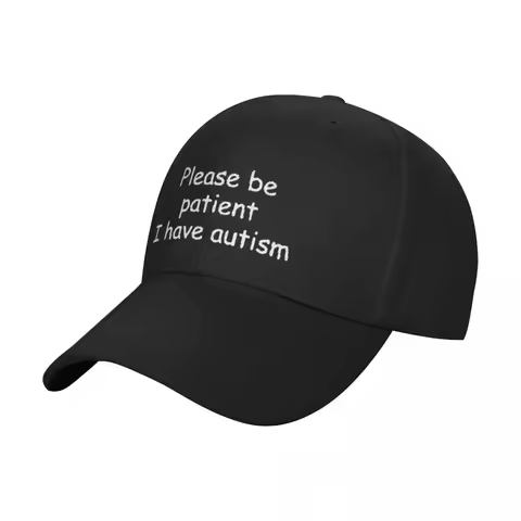 Please Be Patient I Have Autism Baseball Cap Gentleman Hat Luxury Cap Ladies Men's