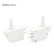 Push-Pull 2 Pin Self-Resetting Refrigerator Door Freezer Push Button Switch DPDT