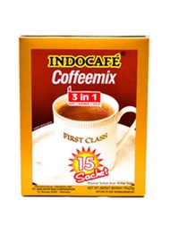 Indocafe Coffee Mix Rich & Strong 5x27G Coffeemix Kopi Krimer Gula COD