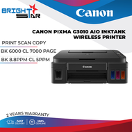Canon Pixma G3010 All In One Ink Tank Printer (PrintScanCopyWireless)