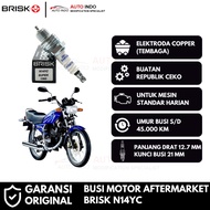 Brisk Copper Racing N14YC Motorcycle Spark Plugs for Yamaha RX King | Big Ignition