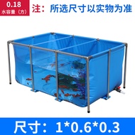 บ่อปลา Koi ผ้าใบพับได้โปร่งใสพร้อมโครงสแตนเลสโดย Iris รับน้ําที่สมบูรณ์แบบสําหรับลานกลางแจ้ง Aquasca