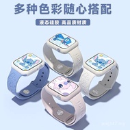 Stitch iWatch watch with apple Applewatch Cute8/7/6/5Silica Gel S9Apple Wristband Stitch iWatch watc