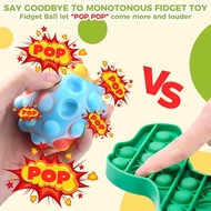KiKi Push Pop it Ball Fidget Toys Squeeze Ball Toys Squishy Toy Stress Relief Toys for Kids