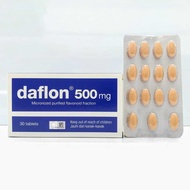 [NEW LOOK] DAFLON 500MG (HEMORRHOID / BUASIR / VARICOSE VEINS)