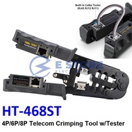 HT-468ST 4P/6P/8P Telecom Crimping Tool with Tester