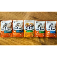 CLUB 4 PAWS WETFOOD POUCH 4 FLAVOUR