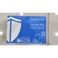 Medicos 4PLY Surgical Face Mask 50pcs/box (Ready Stock) BURGUNDY