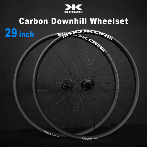 KORE 29 Inch MTB Carbon Wheelset T800 Carbon 6-12 Speed 6-Bolt Thru-Axle 30/36mm Inner/Outer Width 7