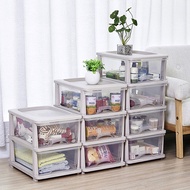 Finishing Cabinet wardrobe storage cabinet-drawer plastic storage box storage box transparent drawer