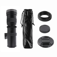 Sprcsg Camera MF Super Telephoto Zoom Lens F/8.3-16 420-800mm Universal 1/4 Thread Replacement for A
