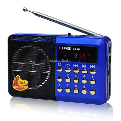 China Joc Portable Small Rechargeable Battery Operated Digital Mp3 Music Islamic Quran Stereo Usb Fm
