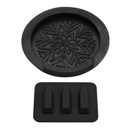 Guitar Sound Hole Cover Mute Muffler Set 11cm Soundhole Guitar Muter Instrument Accessory for Acoustic Guitar