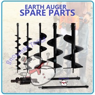 EARTH AUGER SPARE PART DRILL BIT EARTH AUGER BIT EARTH AUGER EXTENSION SPRING SAIMAC HARZ DAIHUU OKA