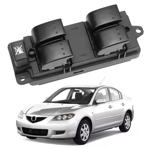 BP4L-66-350 Drive Side Power Window Control Lifter Switch BS3E66350A FOR Mazda 3 BK Hatchback 2003-2
