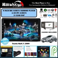 (6RAM 128GB IPS 4G 8Core DSP) Toyota Mark X 2005 9" Inch Android 10 Car Android GPS Wifi Player GPS 
