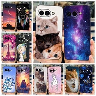 For Google Pixel 9A Case Cute Cat Painted Cover Soft Silicone Phone Case For Google Pixel 9A Pixel9A
