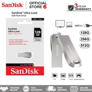 SanDisk Ultra Luxe 128GB/256GB/512GB USB 3.1 Gen 1 Flash Drive (Speed Up to 150MB/s)