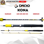 Daido Kona Fiber Solid Fishing Rod 120 135 150cm Action Flex Max Drag 15kg And Sturdy