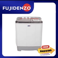 Fujidenzo 8 kg Twin Tub Washing Machine with Dryer JWT-801  (Gray)