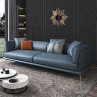 Single Genuine Light Luxury Light Luxury Style Three-Seat Office Simple Sofa Combination Casual Nord