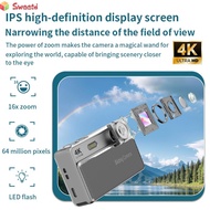 Slider Camera 64MP 16X Digital Zoom with Builtin Flash for Student Photographers