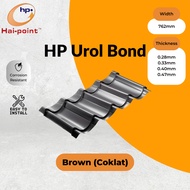 Hai Point HP Urol Bond Metal Roofing Atap Rumah Atap Zink Kilang Zink Bumbung Kilang Bumbung Rumah - Brown (Coklat)