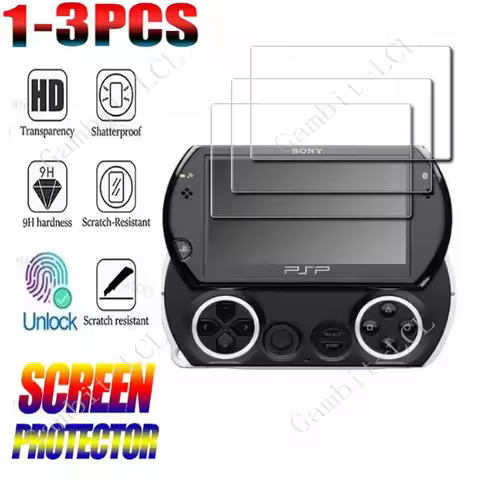 1-3PCS 9H Tempered Glass For Sony PlayStation PSP GO PSP-N1000 N1000 PSPGO Screen Protector Cover