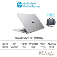 HP ZBook Firefly 14 inch G9 Mobile Workstation PC (i5-1235U/ 16GB D5/256GB M.2/Nvidia Quadro T550 4G