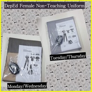 ☋ ◱ ◨ DepEd Female Non-teaching Uniform 2021