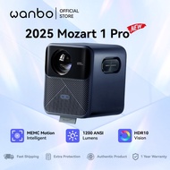 Wanbo Mozart 1 Pro New 2025 Projector | 1200 ANSI Lumens | HDR 10 | 20W Speaker | Intelligent MEMC M
