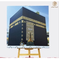 ULTIMATE SIGNATURE FRAME GAMBAR KAABAH CANVAS | KISWAH PINTU KAABAH| HIASAN DINDING| ISLAMIK KALIGRA