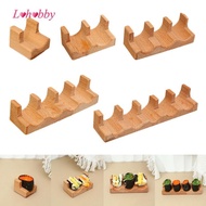 [Lohobby] Wooden Sushi Taco Holder, Taco Plate Accessories, Taco Stand for Restaurant Parties