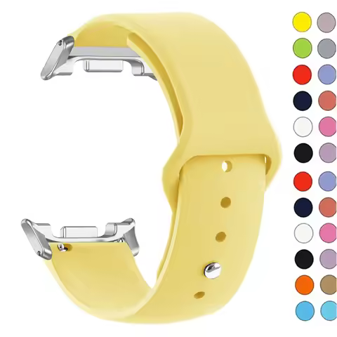 No Gaps Silicone Strap for Samsung Galaxy Watch8 40mm 40 44mm Sports Bracelet Galaxy watch 8 Classic