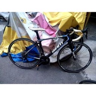 現貨 出清 自售 捷安特 藍黑 彎把公路車 TCR ADVANCED 2 輕量碳纖維車架 22段 S號車架