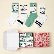 Set of 4 cotton socks in many designs with gift box for birthday March 8 October 20 November 20 BAG 