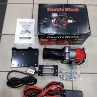 ELECTRIC WINCH 2500 LBS - KATROL ELEKTRIK - WINCH ELEKTRIK 2500LBS - MINAMIA SHOP