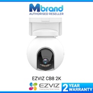 Ezviz CB8 2K 1296P Battery-Powered Pan & Tilt Wi-Fi CCTV  Camera Weatherproof Security Camera