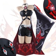 Acheron Costume - Honkai Star Rail Red & Purple Women's Cosplay for Carnivals & Parties