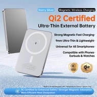 20000mAh Magnetic Power Bank 3C Certified 3-in-1 Fast Charging Portable Ultra-Slim Airline Approved