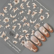 5D flower nail stickers, premium 5D nail stickers - Ann933233