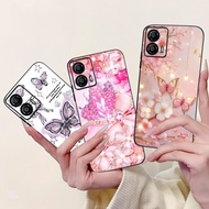 Sofe Case For Motorola Moto G53 5G / Moto G73 5G Casing Fashion Flower Butterfly Silicone Cover For 
