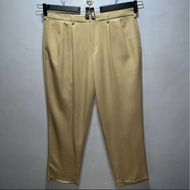 DOCKERS SLACKS TROUSERS PANTS SIZE 42 MEN’S 4XL CLASSIC FIT POLYESTER KHAKI BROWN 100%LEGIT