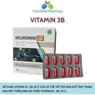 Vitamin B1+B6+B12 NEUROMIN 3B pills - Box of 100 pills
